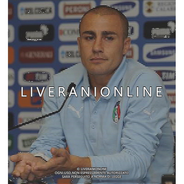 Campionati Mondiali Sud Africa 2010 Irene-Johannesburg - 25.06.2010 Coferenza Stampa Nazionale Italiana Nella Foto: fabio cannavaro /Ph.Vitez-Ag. Aldo Liverani