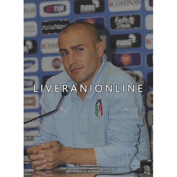 Campionati Mondiali Sud Africa 2010 Irene-Johannesburg - 25.06.2010 Coferenza Stampa Nazionale Italiana Nella Foto: fabio cannavaro /Ph.Vitez-Ag. Aldo Liverani