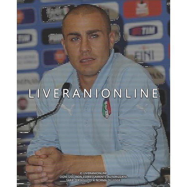 Campionati Mondiali Sud Africa 2010 Irene-Johannesburg - 25.06.2010 Coferenza Stampa Nazionale Italiana Nella Foto: fabio cannavaro /Ph.Vitez-Ag. Aldo Liverani