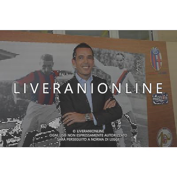 CASTELDEBOLE BOLOGNA 25/06/2010 NELLA FOTO SERGIO PORCEDDA IL NUOVO PRESIDENTE DEL BOLOGNA CALCIO FOTO GIANNI SCHICCHI-AG ALDO LIVERANI