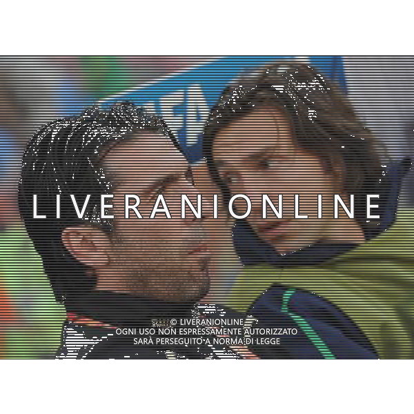 Fifa World Cup Sud Africa 2010 Match #41 Johannesburg (Ellis Park Stadium) - 24.06.2010 Slovacchia-Italia Nella Foto:Gianluigi BUFFON-Andrea PIRLO /Ph.Vitez-Ag. Aldo Liverani