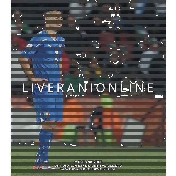 Fifa World Cup Sud Africa 2010 Match #41 Johannesburg (Ellis Park Stadium) - 24.06.2010 Slovacchia-Italia Nella Foto:Fabio CANNAVARO /Ph.Vitez-Ag. Aldo Liverani