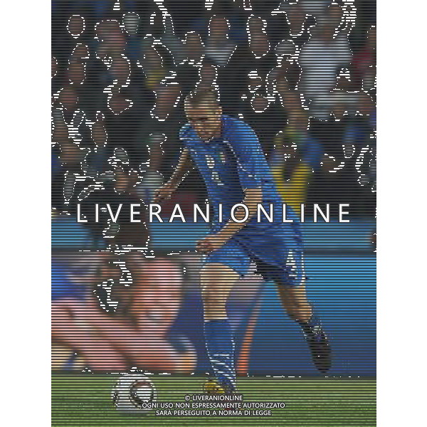 Fifa World Cup Sud Africa 2010 Match #41 Johannesburg (Ellis Park Stadium) - 24.06.2010 Slovacchia-Italia Nella Foto:Giorgio CHIELLINI /Ph.Vitez-Ag. Aldo Liverani