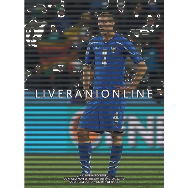 Fifa World Cup Sud Africa 2010 Match #41 Johannesburg (Ellis Park Stadium) - 24.06.2010 Slovacchia-Italia Nella Foto:Giorgio CHIELLINI /Ph.Vitez-Ag. Aldo Liverani