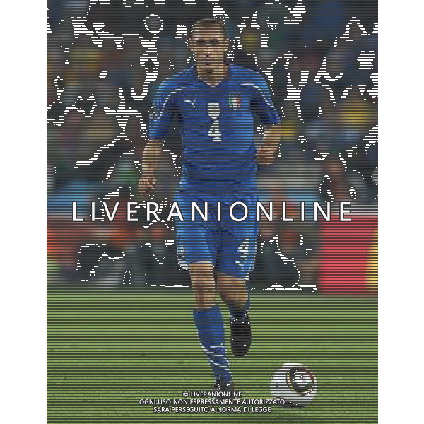 Fifa World Cup Sud Africa 2010 Match #41 Johannesburg (Ellis Park Stadium) - 24.06.2010 Slovacchia-Italia Nella Foto:Giorgio CHIELLINI /Ph.Vitez-Ag. Aldo Liverani