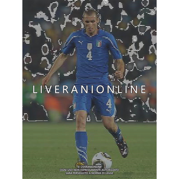 Fifa World Cup Sud Africa 2010 Match #41 Johannesburg (Ellis Park Stadium) - 24.06.2010 Slovacchia-Italia Nella Foto:Giorgio CHIELLINI /Ph.Vitez-Ag. Aldo Liverani