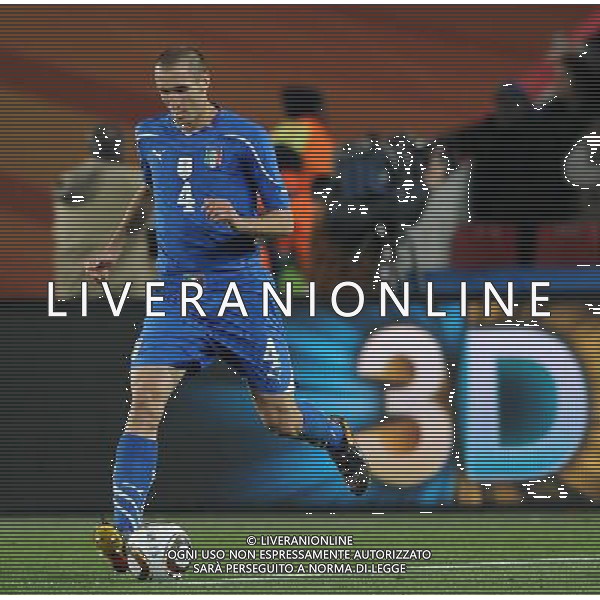 Fifa World Cup Sud Africa 2010 Match #41 Johannesburg (Ellis Park Stadium) - 24.06.2010 Slovacchia-Italia Nella Foto:Giorgio CHIELLINI /Ph.Vitez-Ag. Aldo Liverani