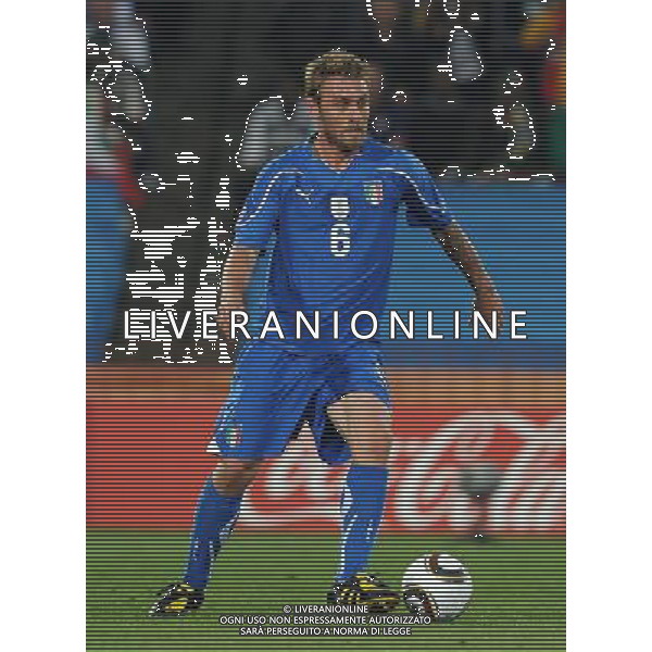 Fifa World Cup Sud Africa 2010 Match #41 Johannesburg (Ellis Park Stadium) - 24.06.2010 Slovacchia-Italia Nella Foto:Daniele DE ROSSI /Ph.Vitez-Ag. Aldo Liverani