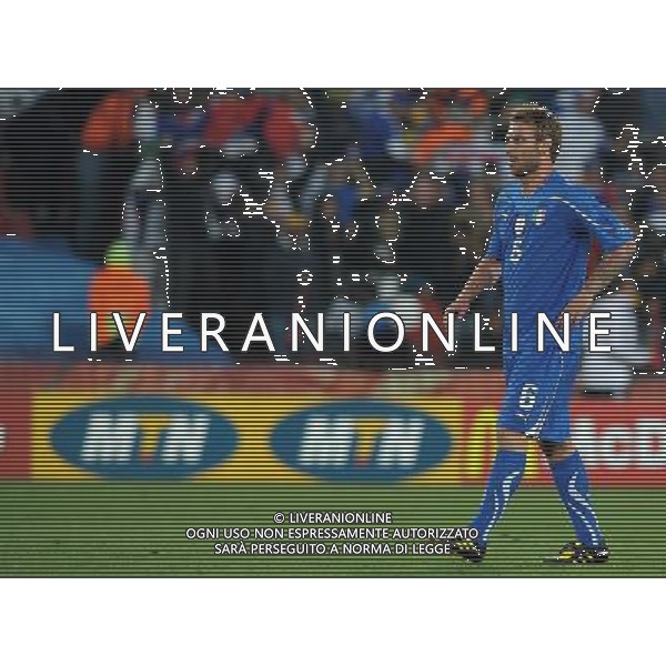 Fifa World Cup Sud Africa 2010 Match #41 Johannesburg (Ellis Park Stadium) - 24.06.2010 Slovacchia-Italia Nella Foto:Daniele DE ROSSI /Ph.Vitez-Ag. Aldo Liverani