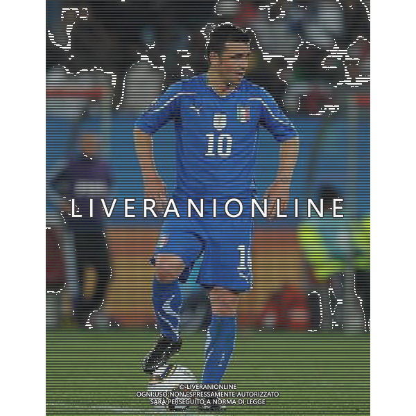 Fifa World Cup Sud Africa 2010 Match #41 Johannesburg (Ellis Park Stadium) - 24.06.2010 Slovacchia-Italia Nella Foto:Antonio DI NATALE /Ph.Vitez-Ag. Aldo Liverani