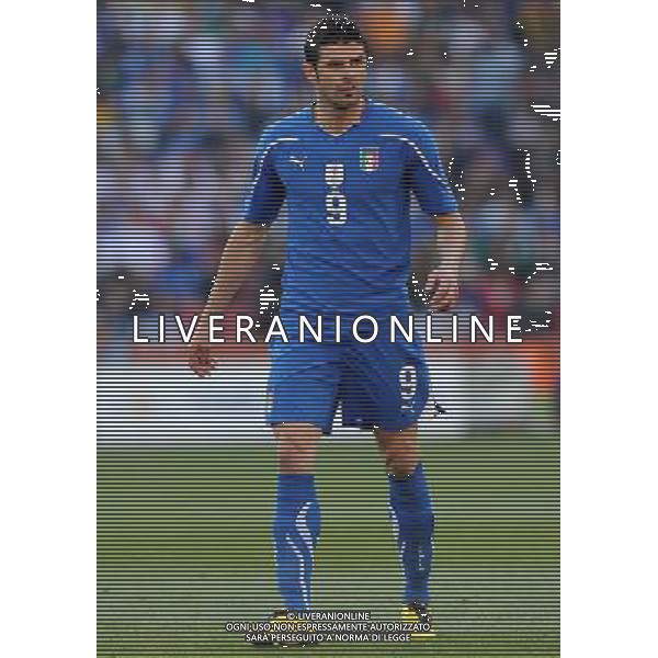 Fifa World Cup Sud Africa 2010 Match #41 Johannesburg (Ellis Park Stadium) - 24.06.2010 Slovacchia-Italia Nella Foto:Vincenzo IAQUINTA /Ph.Vitez-Ag. Aldo Liverani