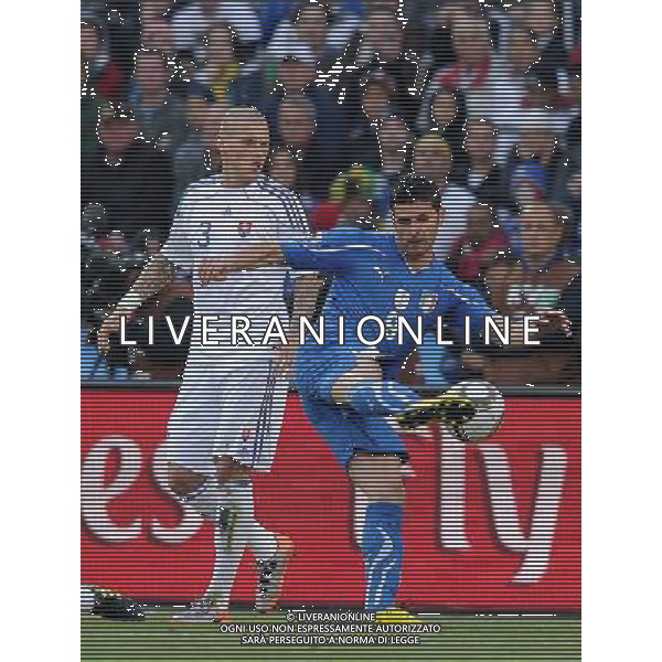 Fifa World Cup Sud Africa 2010 Match #41 Johannesburg (Ellis Park Stadium) - 24.06.2010 Slovacchia-Italia Nella Foto:Vincenzo IAQUINTA /Ph.Vitez-Ag. Aldo Liverani