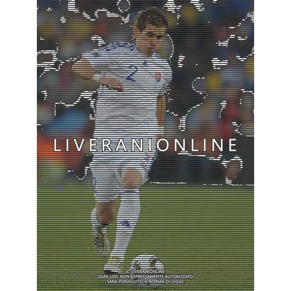 Fifa World Cup Sud Africa 2010 Match #41 Johannesburg (Ellis Park Stadium) - 24.06.2010 Slovacchia-Italia Nella Foto:Peter PEKARIK /Ph.Vitez-Ag. Aldo Liverani