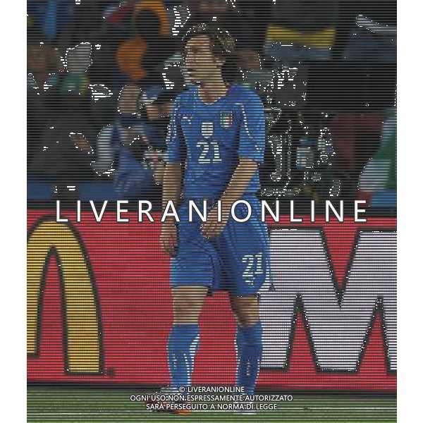 Fifa World Cup Sud Africa 2010 Match #41 Johannesburg (Ellis Park Stadium) - 24.06.2010 Slovacchia-Italia Nella Foto:Andrea PIRLO /Ph.Vitez-Ag. Aldo Liverani