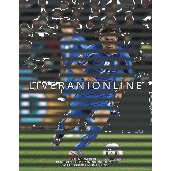 Fifa World Cup Sud Africa 2010 Match #41 Johannesburg (Ellis Park Stadium) - 24.06.2010 Slovacchia-Italia Nella Foto:Andrea PIRLO /Ph.Vitez-Ag. Aldo Liverani