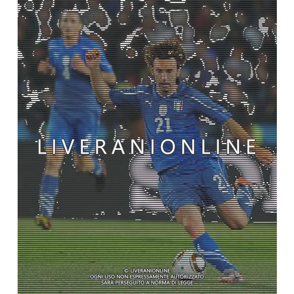 Fifa World Cup Sud Africa 2010 Match #41 Johannesburg (Ellis Park Stadium) - 24.06.2010 Slovacchia-Italia Nella Foto:Andrea PIRLO /Ph.Vitez-Ag. Aldo Liverani