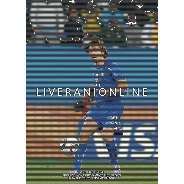 Fifa World Cup Sud Africa 2010 Match #41 Johannesburg (Ellis Park Stadium) - 24.06.2010 Slovacchia-Italia Nella Foto:Andrea PIRLO /Ph.Vitez-Ag. Aldo Liverani