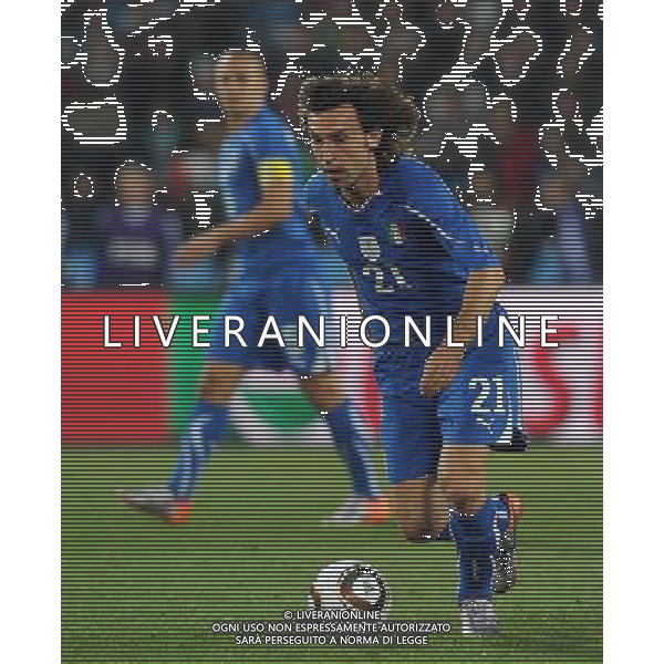 Fifa World Cup Sud Africa 2010 Match #41 Johannesburg (Ellis Park Stadium) - 24.06.2010 Slovacchia-Italia Nella Foto:Andrea PIRLO /Ph.Vitez-Ag. Aldo Liverani