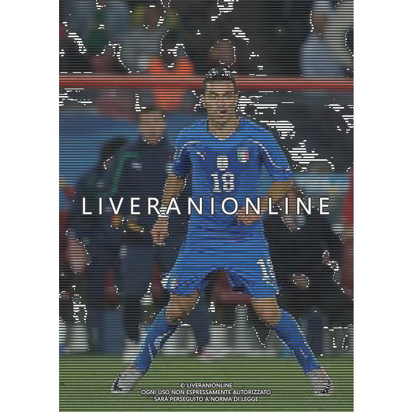 Fifa World Cup Sud Africa 2010 Match #41 Johannesburg (Ellis Park Stadium) - 24.06.2010 Slovacchia-Italia Nella Foto:Fabio QUAGLIARELLA /Ph.Vitez-Ag. Aldo Liverani