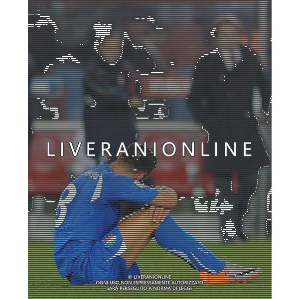 Fifa World Cup Sud Africa 2010 Match #41 Johannesburg (Ellis Park Stadium) - 24.06.2010 Slovacchia-Italia Nella Foto:Fabio QUAGLIARELLA /Ph.Vitez-Ag. Aldo Liverani