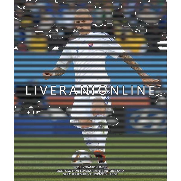 Fifa World Cup Sud Africa 2010 Match #41 Johannesburg (Ellis Park Stadium) - 24.06.2010 Slovacchia-Italia Nella Foto:Martin SKRTEL /Ph.Vitez-Ag. Aldo Liverani