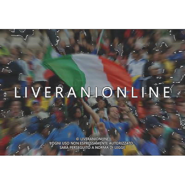 Fifa World Cup Sud Africa 2010 Match #41 Johannesburg (Ellis Park Stadium) - 24.06.2010 Slovacchia-Italia Nella Foto:Tifosi /Ph.Vitez-Ag. Aldo Liverani