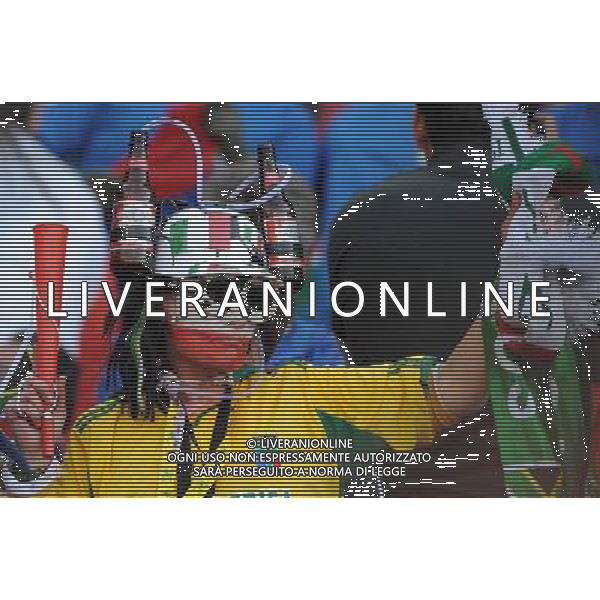 Fifa World Cup Sud Africa 2010 Match #41 Johannesburg (Ellis Park Stadium) - 24.06.2010 Slovacchia-Italia Nella Foto:Tifosi /Ph.Vitez-Ag. Aldo Liverani