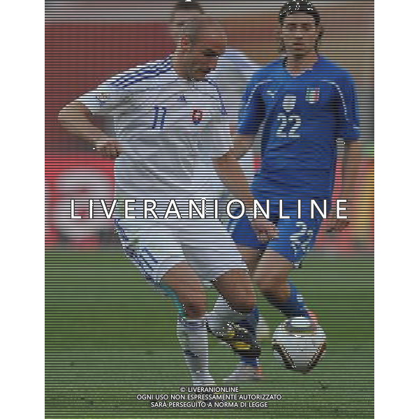 Fifa World Cup Sud Africa 2010 Match #41 Johannesburg (Ellis Park Stadium) - 24.06.2010 Slovacchia-Italia Nella Foto:Robert VITTEK /Ph.Vitez-Ag. Aldo Liverani