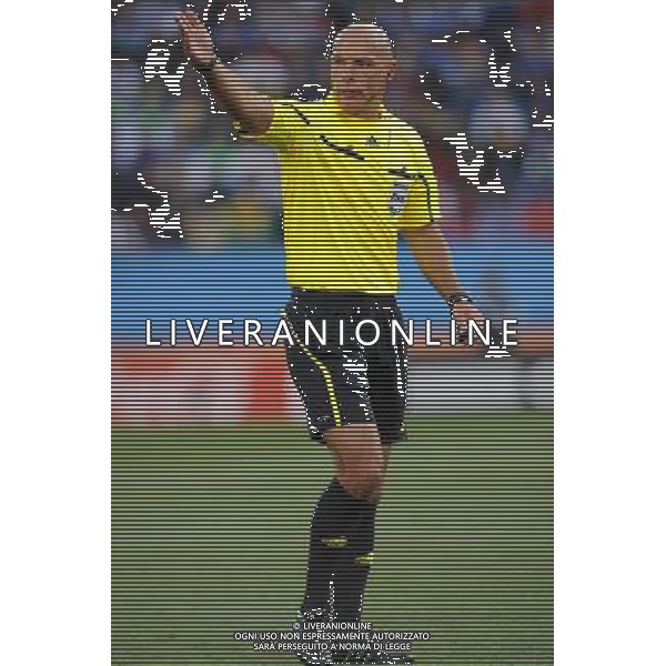 Fifa World Cup Sud Africa 2010 Match #41 Johannesburg (Ellis Park Stadium) - 24.06.2010 Slovacchia-Italia Nella Foto:Howard WEBB /Ph.Vitez-Ag. Aldo Liverani