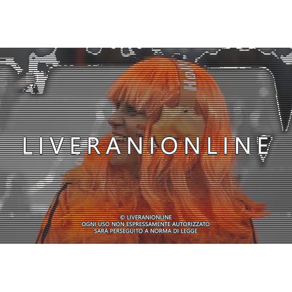 (100625) -- CAPE TOWN, June 25, 2010 -- A Dutch female fan awaits prior to the Group E last round match between Netherlands and Cameroon at 2010 FIFA World Cup at Green Point stadium in Cape Town, South Africa, on June 24, 2010. Xing Guangli) (xm) ©Photoshot/Agenzia Aldo Liverani Sas - ITALY ONLY: OLANDA - CAMERUN FIFA WORLD CUP CAMPIONATI MONDIALI SUD AFRICA 2010