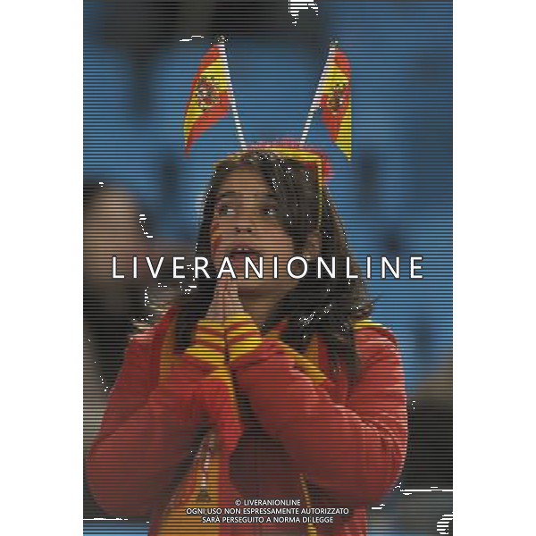 Fifa World Cup Sud Africa 2010 Match #47 Tshwane/Pretoria (Lotus Versfeld Stadium) - 25.06.2010 Cile-Spagna Nella Foto: TIFOSI /Ph.Vitez-Ag. Aldo Liverani