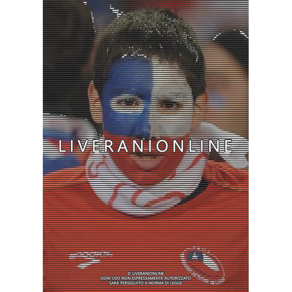 Fifa World Cup Sud Africa 2010 Match #47 Tshwane/Pretoria (Lotus Versfeld Stadium) - 25.06.2010 Cile-Spagna Nella Foto: TIFOSI /Ph.Vitez-Ag. Aldo Liverani