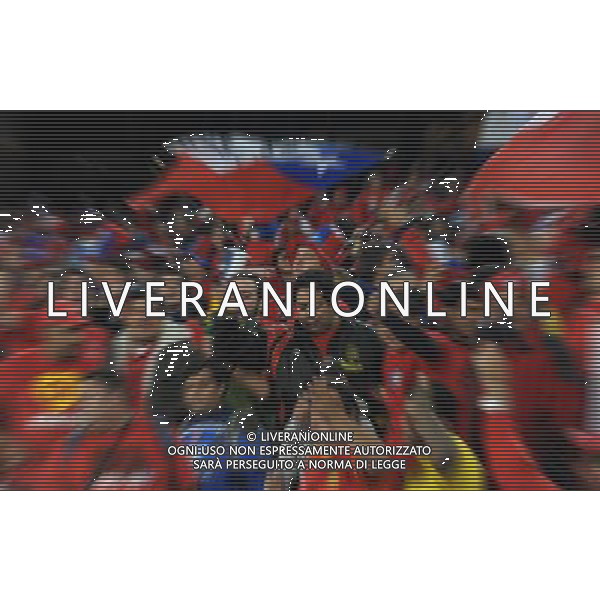 Fifa World Cup Sud Africa 2010 Match #47 Tshwane/Pretoria (Lotus Versfeld Stadium) - 25.06.2010 Cile-Spagna Nella Foto: TIFOSI /Ph.Vitez-Ag. Aldo Liverani
