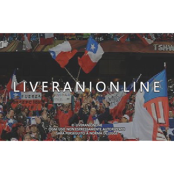 Fifa World Cup Sud Africa 2010 Match #47 Tshwane/Pretoria (Lotus Versfeld Stadium) - 25.06.2010 Cile-Spagna Nella Foto: TIFOSI /Ph.Vitez-Ag. Aldo Liverani