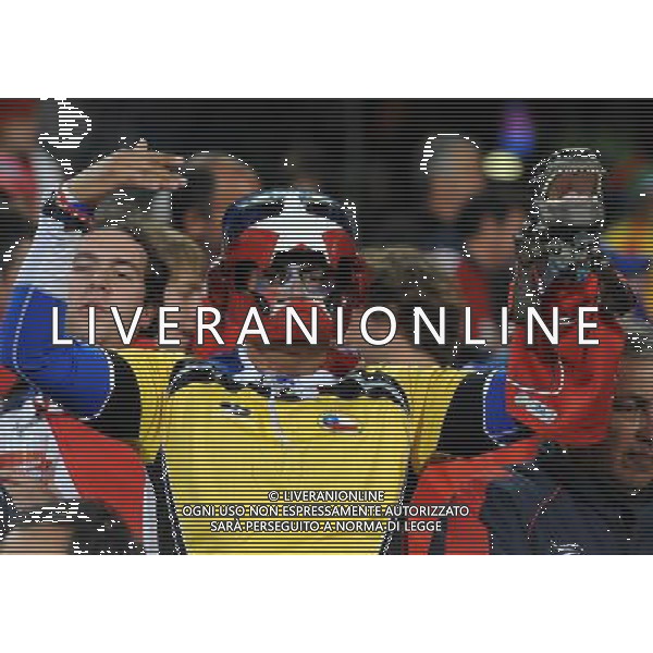 Fifa World Cup Sud Africa 2010 Match #47 Tshwane/Pretoria (Lotus Versfeld Stadium) - 25.06.2010 Cile-Spagna Nella Foto: TIFOSI /Ph.Vitez-Ag. Aldo Liverani