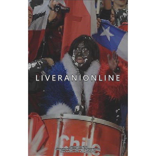 Fifa World Cup Sud Africa 2010 Match #47 Tshwane/Pretoria (Lotus Versfeld Stadium) - 25.06.2010 Cile-Spagna Nella Foto: TIFOSI /Ph.Vitez-Ag. Aldo Liverani