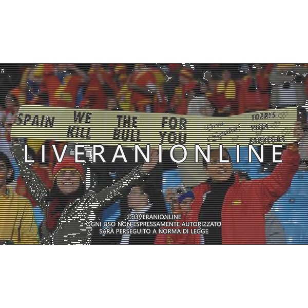 Fifa World Cup Sud Africa 2010 Match #47 Tshwane/Pretoria (Lotus Versfeld Stadium) - 25.06.2010 Cile-Spagna Nella Foto: TIFOSI /Ph.Vitez-Ag. Aldo Liverani