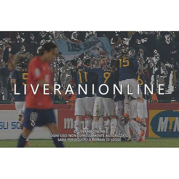 Fifa World Cup Sud Africa 2010 Match #47 Tshwane/Pretoria (Lotus Versfeld Stadium) - 25.06.2010 Cile-Spagna Nella Foto:esultanza villa /Ph.Vitez-Ag. Aldo Liverani