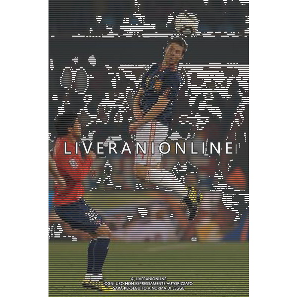 Fifa World Cup Sud Africa 2010 Match #47 Tshwane/Pretoria (Lotus Versfeld Stadium) - 25.06.2010 Cile-Spagna Nella Foto:xabi alonso /Ph.Vitez-Ag. Aldo Liverani