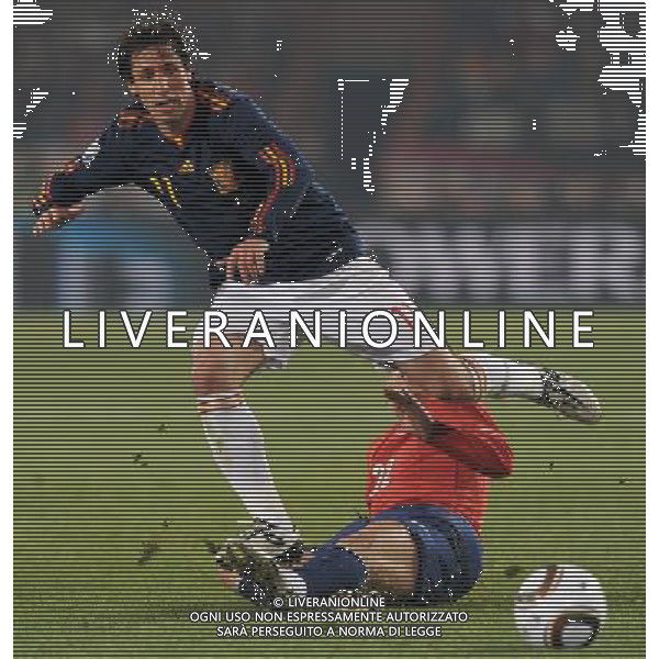 Fifa World Cup Sud Africa 2010 Match #47 Tshwane/Pretoria (Lotus Versfeld Stadium) - 25.06.2010 Cile-Spagna Nella Foto:capdevilla /Ph.Vitez-Ag. Aldo Liverani