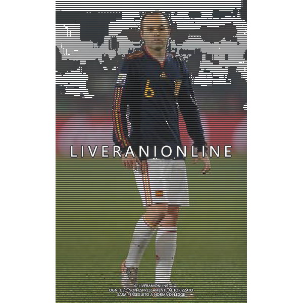 Fifa World Cup Sud Africa 2010 Match #47 Tshwane/Pretoria (Lotus Versfeld Stadium) - 25.06.2010 Cile-Spagna Nella Foto:iniesta /Ph.Vitez-Ag. Aldo Liverani