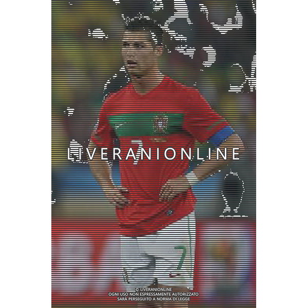 CALCIO SPORT 25.06.2010 COPPA DEL MONDO 2010 WM 2010 Sudafrica, 2010 FIFA WORLD CUP SOUTH AFRICA, Match 45, portogallo brasile POR-BRA, Portugal-Brazil, Portugal-Brasilien, 0:0 nella foto CRISTIANO RONALDO ph firo/ ALDO LIVERANI SAS