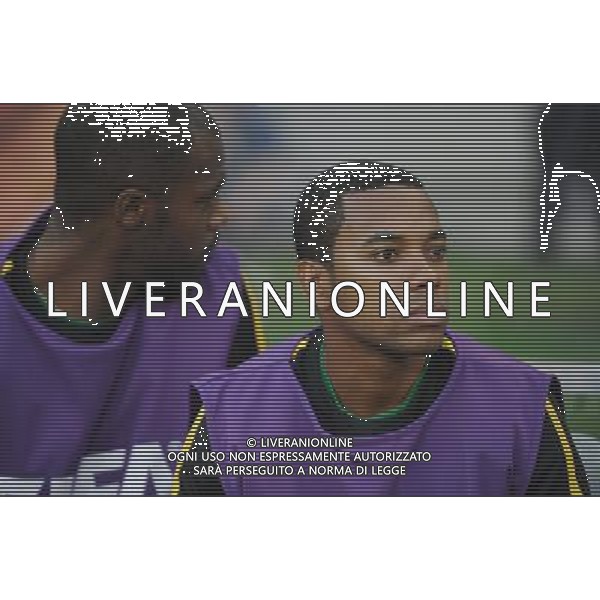 (100626) -- DURBAN, June 26, 2010 -- Brazil\'s Robinho reacts during the Group G last round match against Portugal at 2010 FIFA World Cup, at Moses Mabhida stadium in Durban, South Africa, on June 25, 2010. The match tied 0-0. Both Brazil and Portugal are qualified for the round of 16. Chen Haitong) (dl) MONDIALI DI CALCIO SUDAFRICA 2010 PORTOGALLO BRASILE CALCIO SPORT ©PHOTOSHOT/ALDO LIVERANI ITALY ONLY