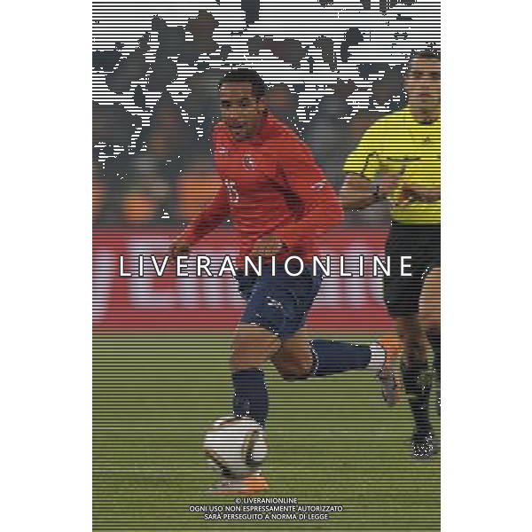 Fifa World Cup Sud Africa 2010 Match #47 Tshwane/Pretoria (Lotus Versfeld Stadium) - 25.06.2010 Cile-Spagna Nella Foto:Jean BEAUSEJOUR /Ph.Vitez-Ag. Aldo Liverani