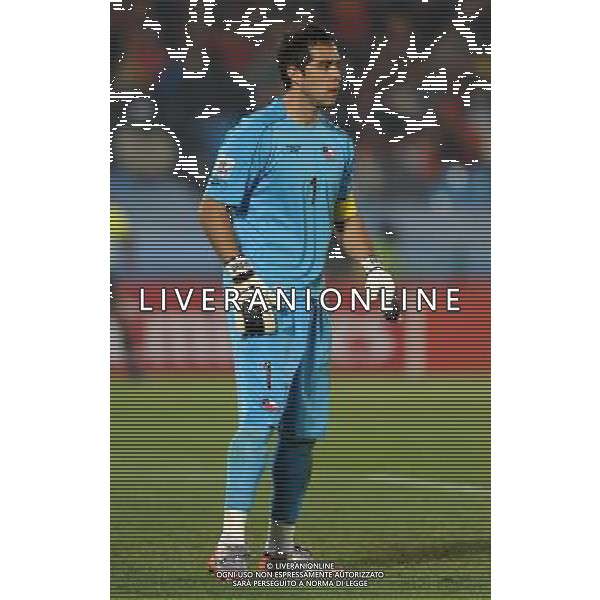 Fifa World Cup Sud Africa 2010 Match #47 Tshwane/Pretoria (Lotus Versfeld Stadium) - 25.06.2010 Cile-Spagna Nella Foto:Claudio BRAVO /Ph.Vitez-Ag. Aldo Liverani