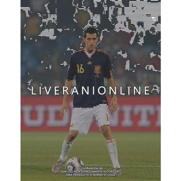 Fifa World Cup Sud Africa 2010 Match #47 Tshwane/Pretoria (Lotus Versfeld Stadium) - 25.06.2010 Cile-Spagna Nella Foto:Sergio BUSQUETS /Ph.Vitez-Ag. Aldo Liverani