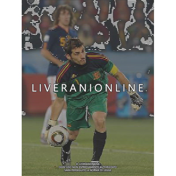 Fifa World Cup Sud Africa 2010 Match #47 Tshwane/Pretoria (Lotus Versfeld Stadium) - 25.06.2010 Cile-Spagna Nella Foto:Iker CASILLAS /Ph.Vitez-Ag. Aldo Liverani