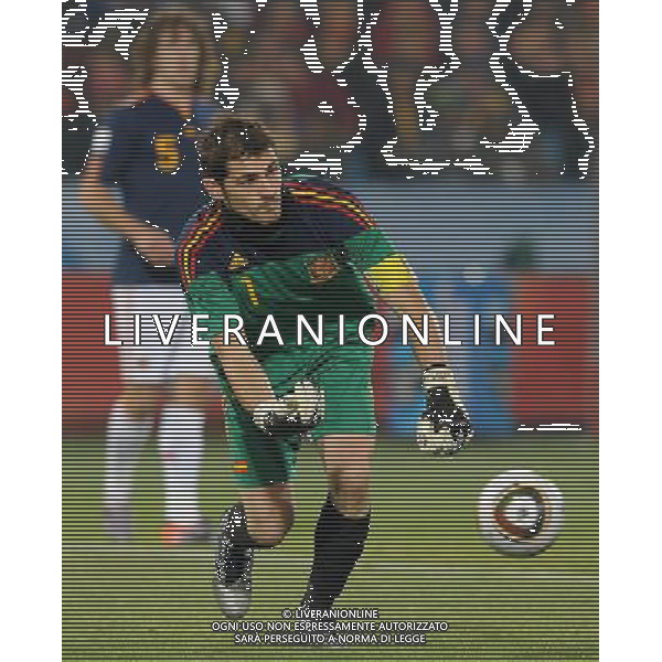 Fifa World Cup Sud Africa 2010 Match #47 Tshwane/Pretoria (Lotus Versfeld Stadium) - 25.06.2010 Cile-Spagna Nella Foto:Iker CASILLAS /Ph.Vitez-Ag. Aldo Liverani