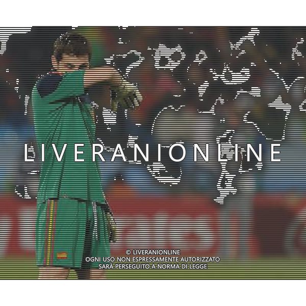 Fifa World Cup Sud Africa 2010 Match #47 Tshwane/Pretoria (Lotus Versfeld Stadium) - 25.06.2010 Cile-Spagna Nella Foto:Iker CASILLAS /Ph.Vitez-Ag. Aldo Liverani