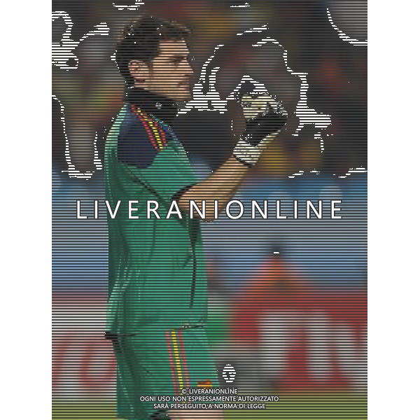 Fifa World Cup Sud Africa 2010 Match #47 Tshwane/Pretoria (Lotus Versfeld Stadium) - 25.06.2010 Cile-Spagna Nella Foto:Iker CASILLAS /Ph.Vitez-Ag. Aldo Liverani